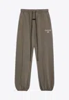 Essentials Logo-printed Tie-dye Track Pants In Green