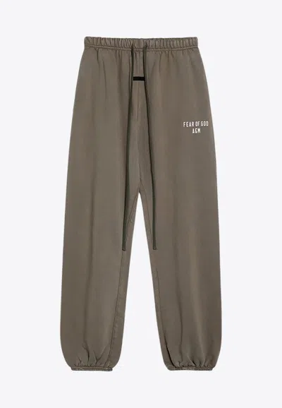 ESSENTIALS LOGO PRINT TRACK PANTS