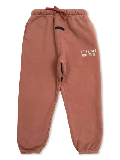 Essentials Logo-print Track Pants In Red