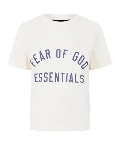 Essentials Logo Print T-shirt In White