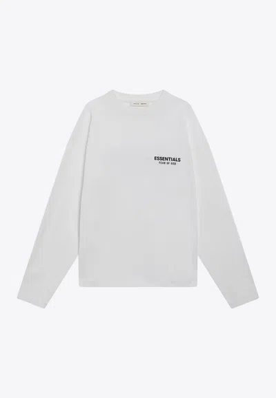 Essentials Logo-printed Crewneck T-shirt In White