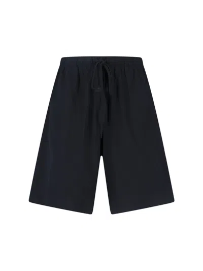 Essentials Logo Shorts In Black