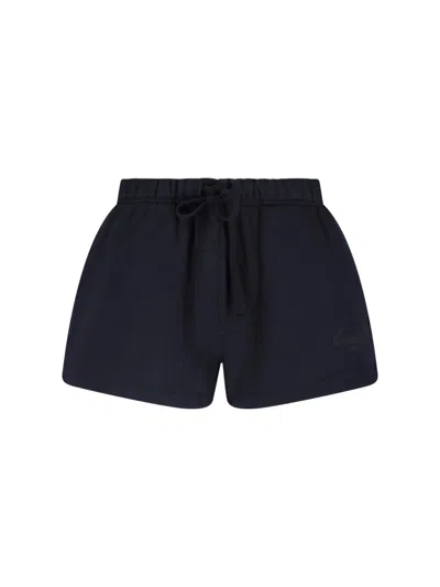 Essentials Logo Shorts In Blue