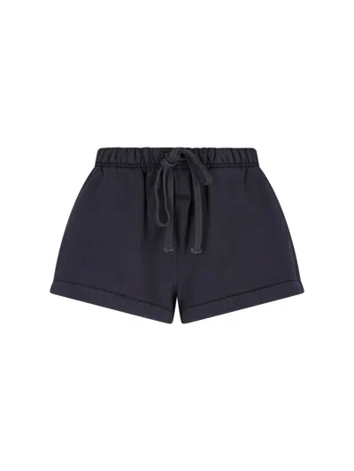 Essentials Logo Shorts In Blue