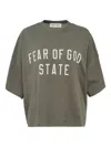 Essentials Logo-stamp T-shirt In Green