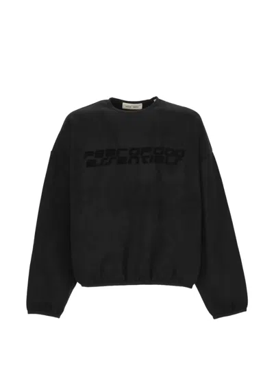 Essentials Logo Sweatshirt In Black