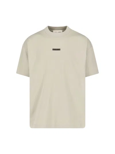 Essentials Logo T-shirt In Gray