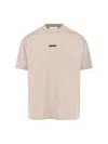 Essentials Logo-motif Cotton T-shirt In Neutral