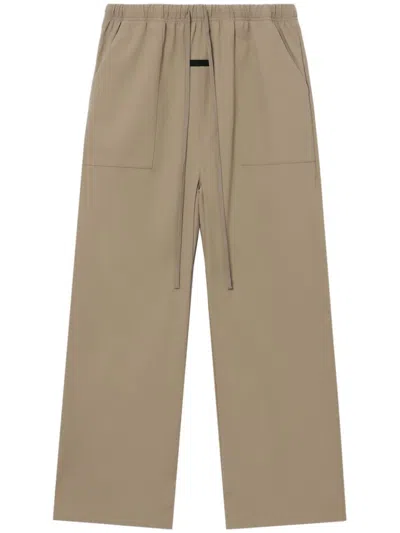 Essentials Logo-tag Track Pants In Neutrals