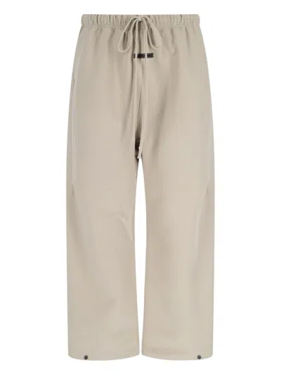 Essentials Logo Track Pants In Neutral