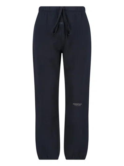 Essentials Logo Track Pants In Blue