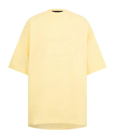 Essentials Dropped-shoulder T-shirt In Yellow