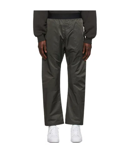 Essentials Logo-waist Straight-leg Track Pants In Black