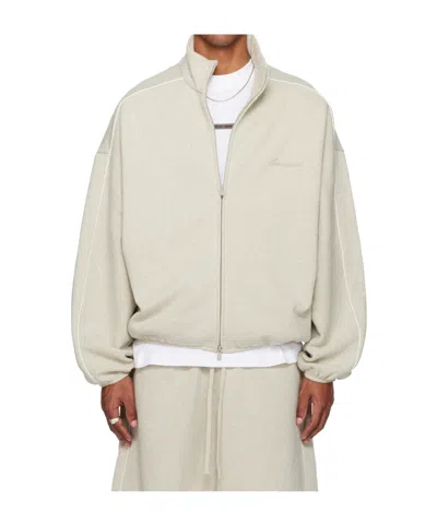 ESSENTIALS LOGO ZIP-UP TRACK JACKET