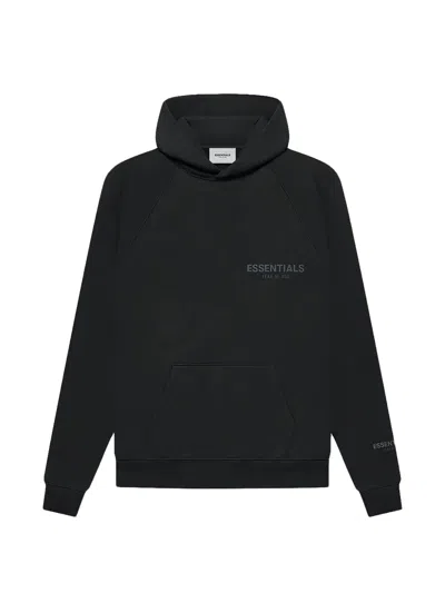 Essentials Logo-detail Hoodie In Black