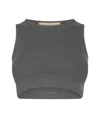 Essentials Logo-detail Vest In Gray