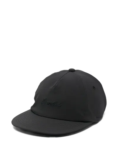Essentials Logo-embroidered Baseball Cap In Black