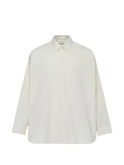 Essentials Logo-embroidered Shirt In White