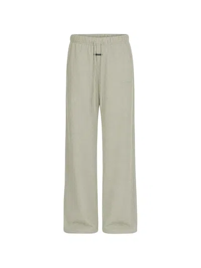 Essentials Logo-embroidered Track Pants In Gray