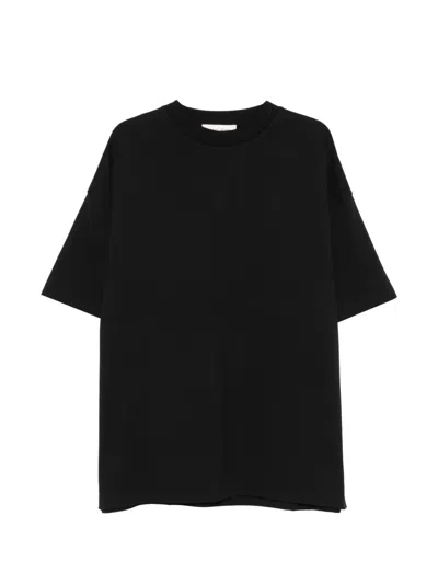 Essentials Logo-embroidered T-shirt In Black