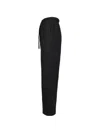 Essentials Logo-patch Drawstring Track Pants In Black