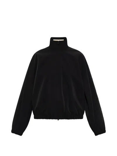 Essentials Logo-patch Jacket In Blue