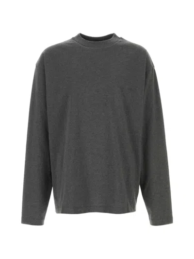 Essentials Logo-patch Long-sleeve T-shirt In Gray