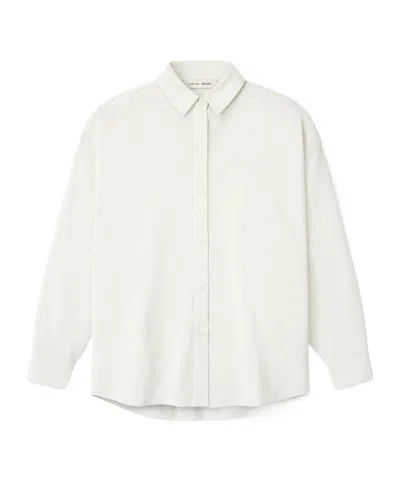 Essentials Logo-patch Shirt In White