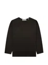 Essentials Logo-patch Sweater In Black