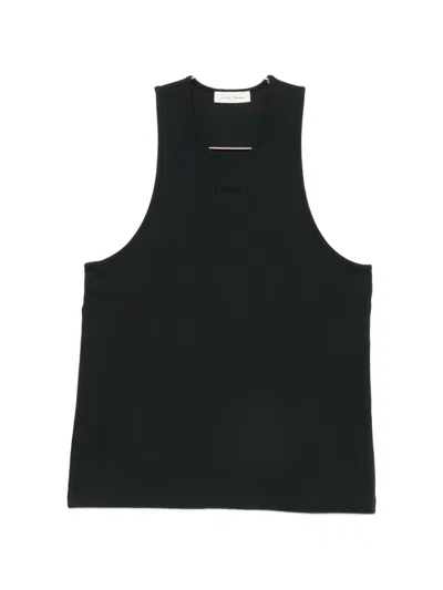 Essentials Logo-patch Tank Top In Black