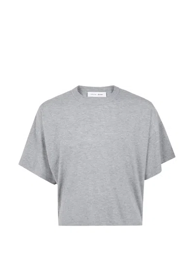 Essentials Logo-patch T-shirt In Gray