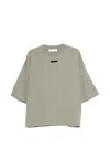 Essentials Logo-patch T-shirt In Gray