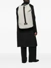 Essentials Logo-patch Zip-up Backpack In Neutrals