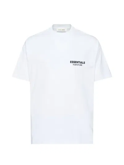 Essentials Logo-print Cotton T-shirt In White