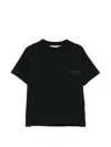 Essentials Logo-print Crew Neck T-shirt In Black