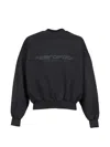 Essentials Logo-print Cropped Sweater In Black