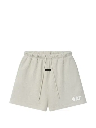 Essentials Logo-print Drawstring Shorts In Multi