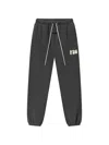 Essentials Logo-print Drawstring Track Pants In Black