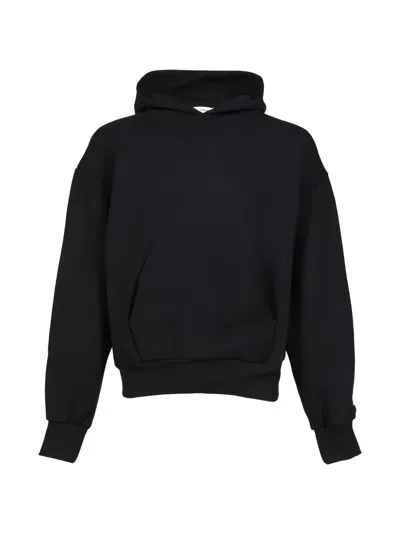 Essentials Logo-print Hoodie In Black