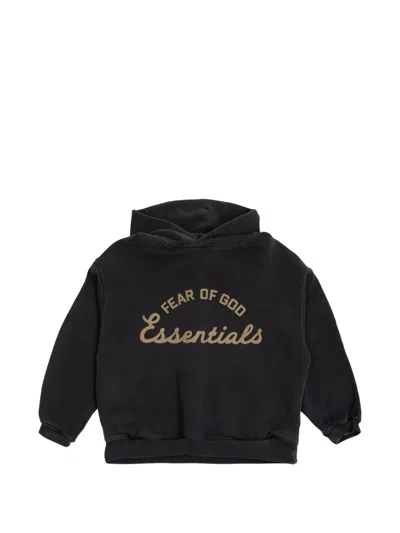 Essentials Kids'  Logo-print Hoodie In Black