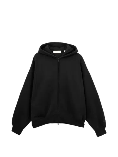 Essentials Logo-print Hoodie In Black