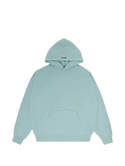Essentials Logo-print Hoodie In Blue