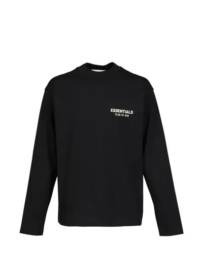Essentials Logo-print Long-sleeve T-shirt In Multi