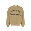 Essentials Logo-print Oversized Sweater In Neutral