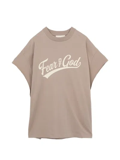 Essentials Logo-print Short-sleeve T-shirt In Gray