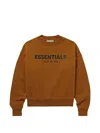 Essentials Logo-print Sweater In Brown