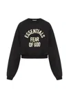 Essentials Logo-print Sweater In Black