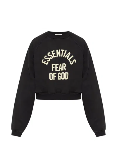 Essentials Logo-print Sweater In Black