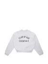 Essentials Logo-print Sweater In Gray