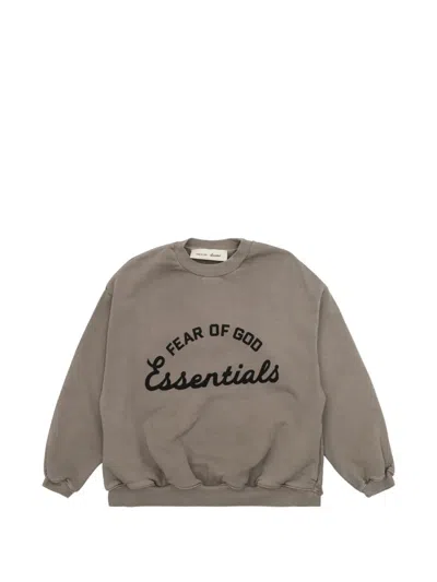 Essentials Kids'  Logo-print Sweater In Neutral